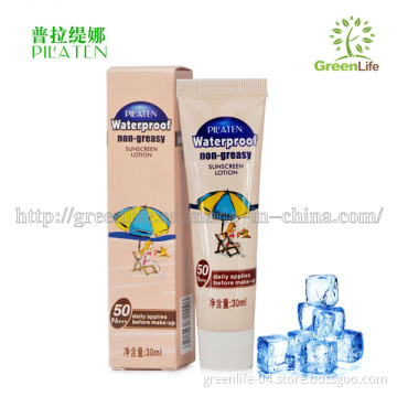 Pilaten Whitening Concealer Waterproof Ha Sunscreen Cream, Uvioresistant Male Women's Baby All Suitable, 30ml, SPF50/PA+++